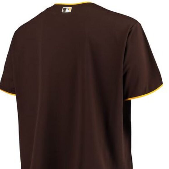 San Diego Padres Shirt - Brown, Size L, Button up Jersey - new, never worn - Picture 3 of 4